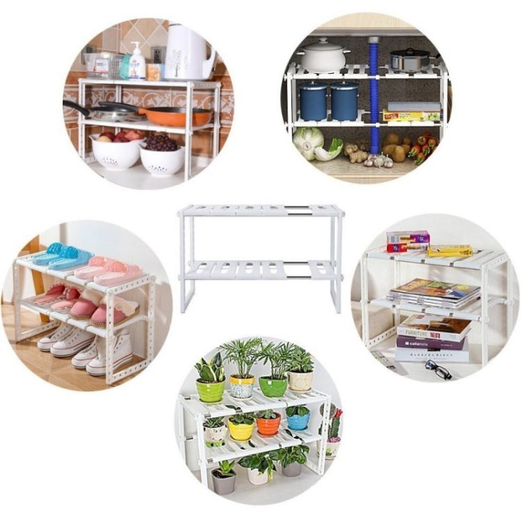 Adjustable Kitchen Rack Pool Space Arrangement Frame