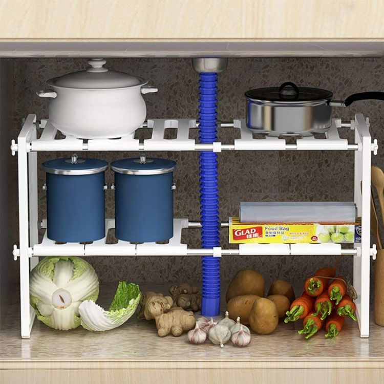 Adjustable Kitchen Rack Pool Space Arrangement Frame