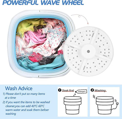 8L Portable Foldable Mini Washing Machine