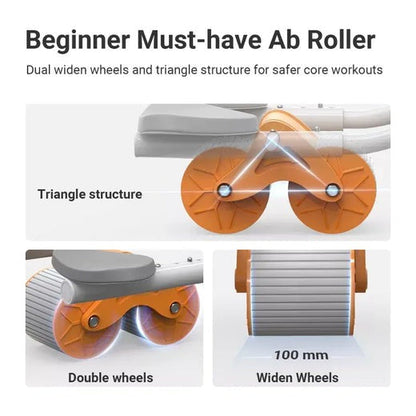 2-in-1 Widen Automatic Rebound Ab Roller