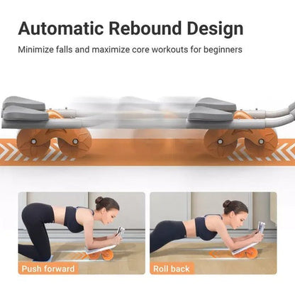 2-in-1 Widen Automatic Rebound Ab Roller